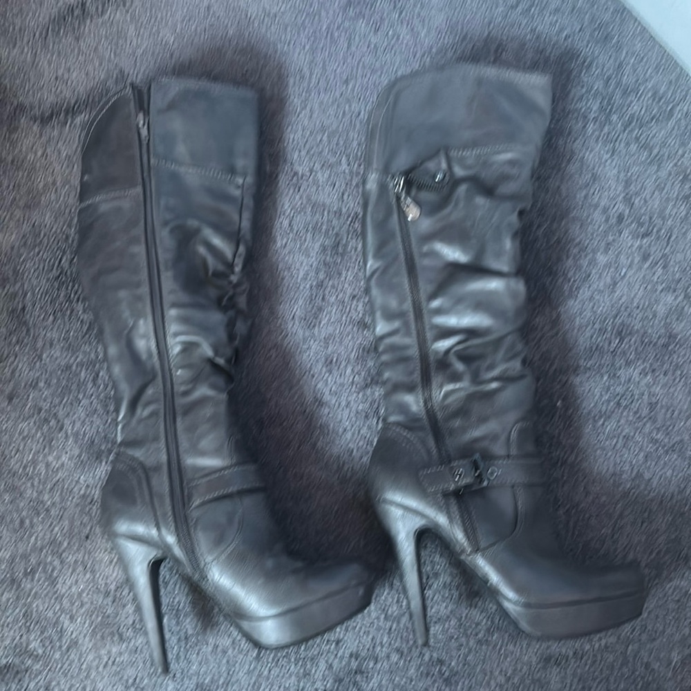 High platform boots